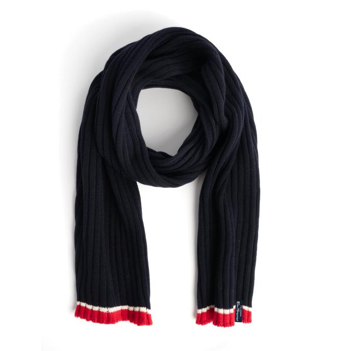 Ben Sherman® Mens Hat & Scarf Gift Set Navy Extra Image 4